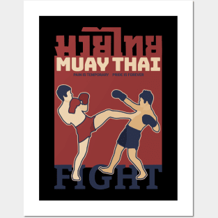 Vintage Muay Thai Posters and Art